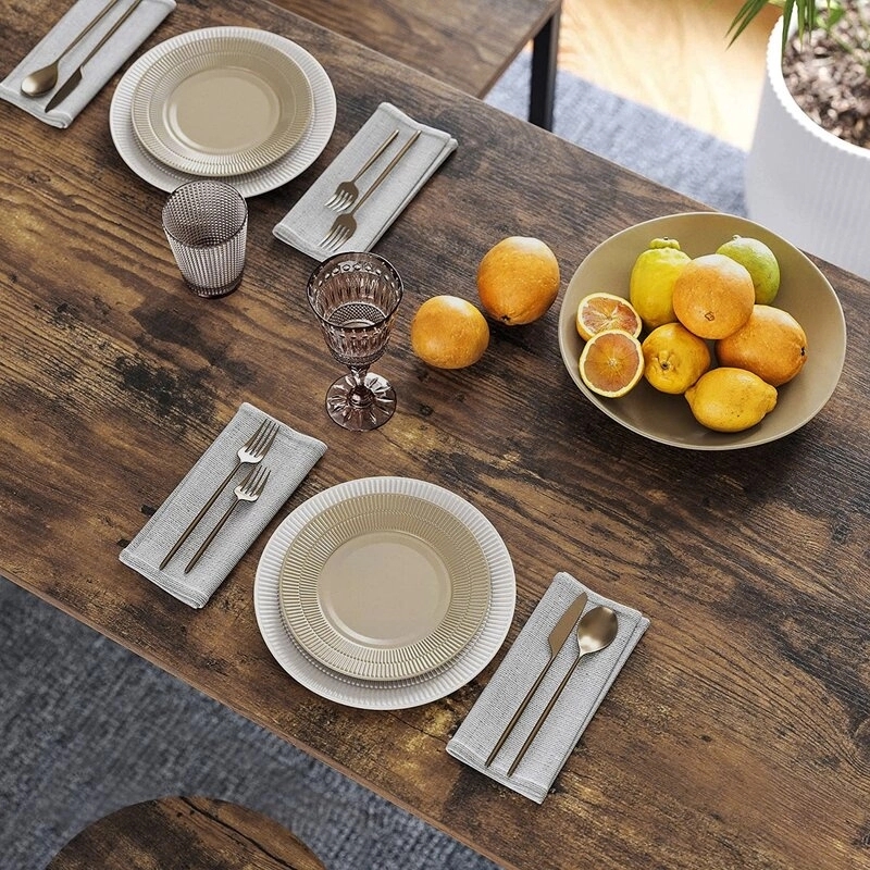 GKW Dining Set: 4 - Person Counter Height Dining Set - Brown & Black by Studio GKW : Colours available: Brown 2 2