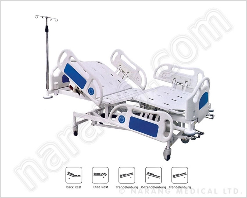 Narang Medical HF816A : ICU Bed 5 Function Mechanical Super Deluxe by Narang Medical Limited : Colours available: White