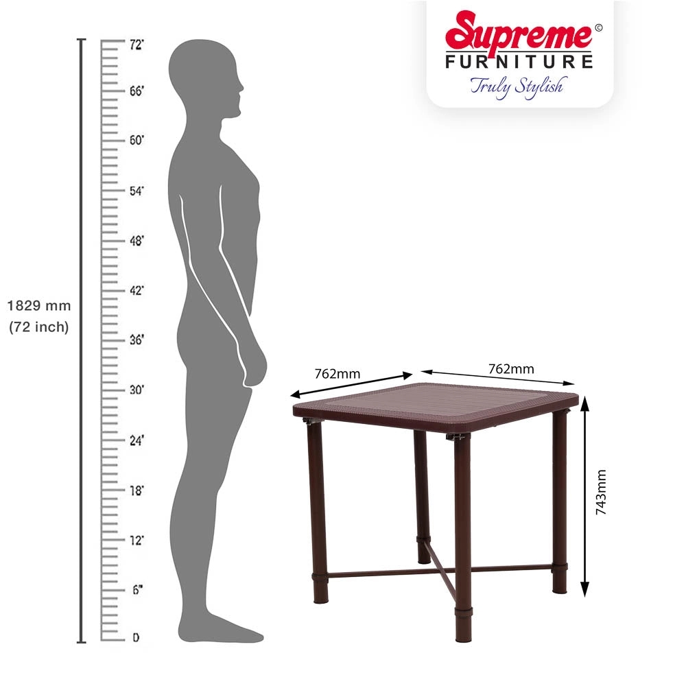 Supreme Shine Table - Globus Brown by Supreme : Colours available: Brown 3 5
