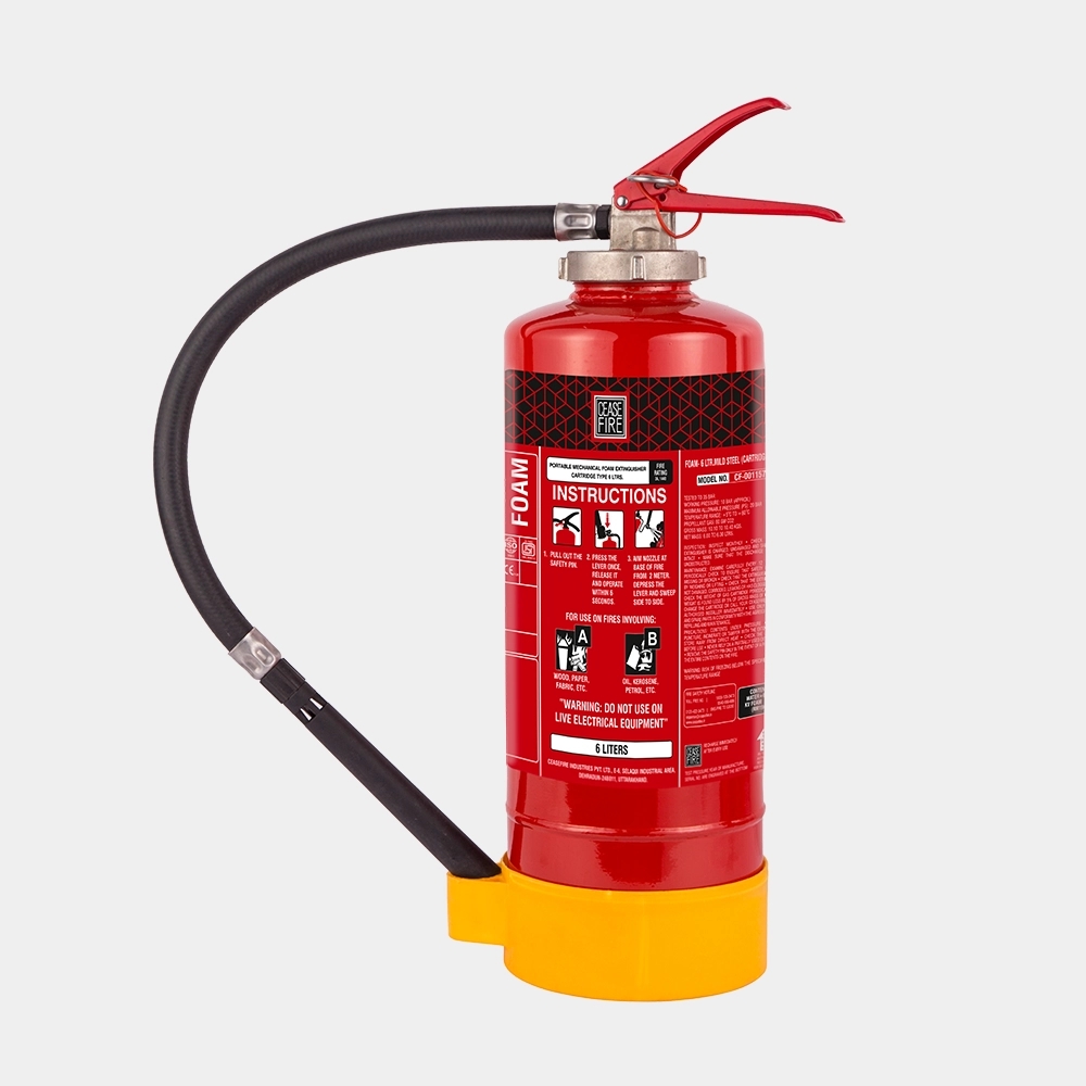 Ceasefire Foam Cartridge Type Portable Fire Extinguishers by Ceasefire : Colours available: Red 2 2