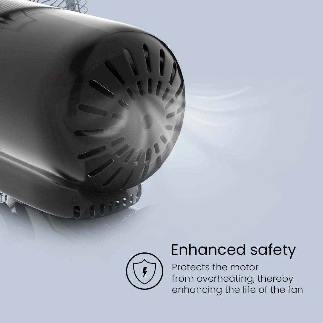 Crompton Highspeed Torpedo Wall Mounted Fan - 12 Inch by Crompton : Colours available: Black 8 5