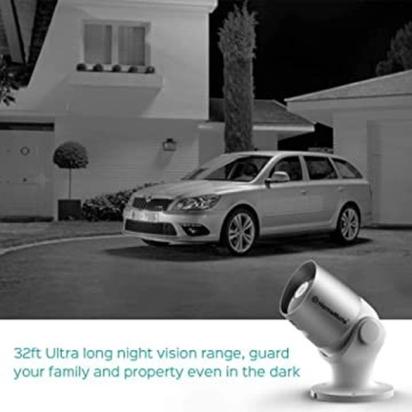 Homemate WiFi Smart Outdoor Camera by Homemate : Colours available: White 1 1