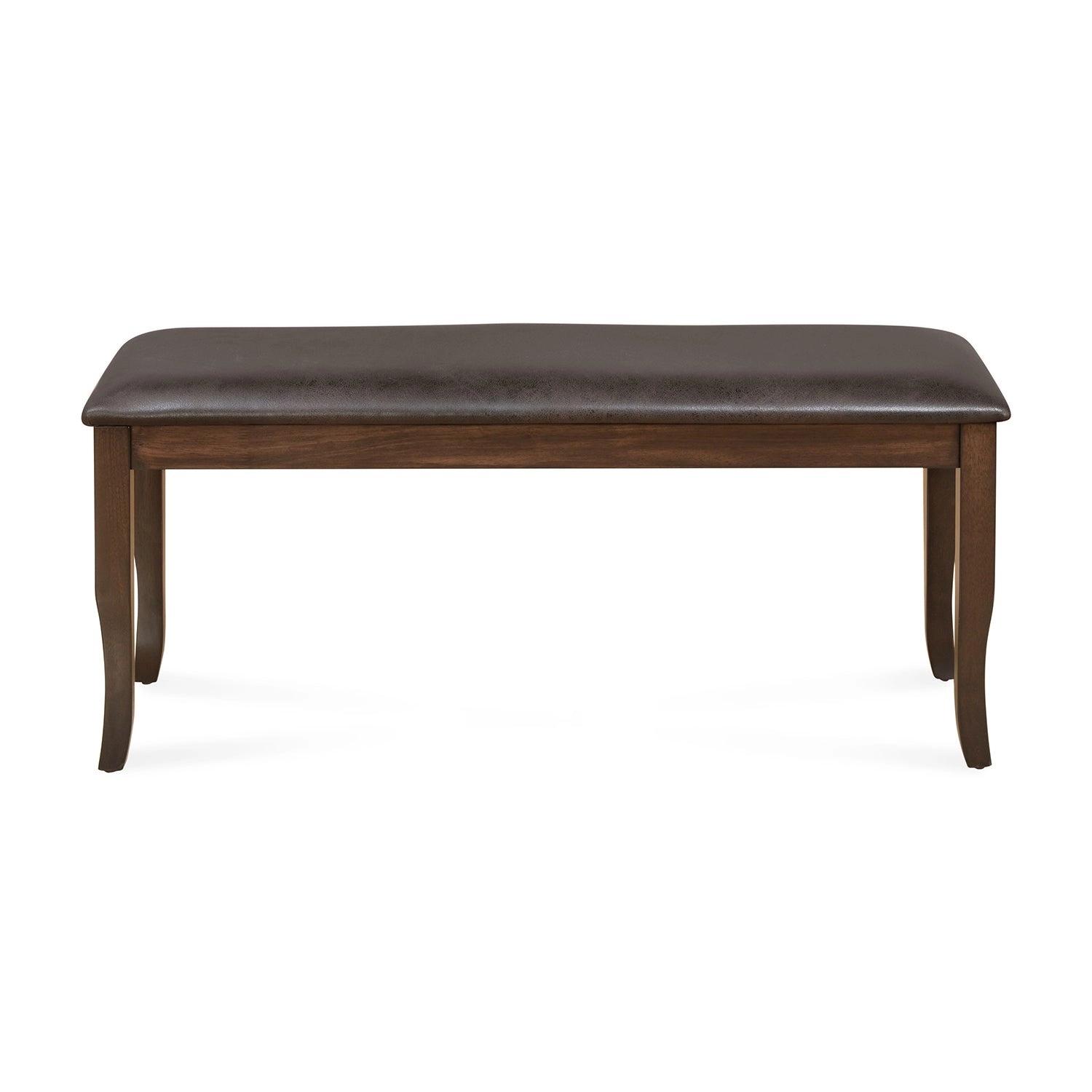 Nilkamal Camilla Multi Use Long Sitting Bench For Living Room | Dining Room (Dark Walnut) 1