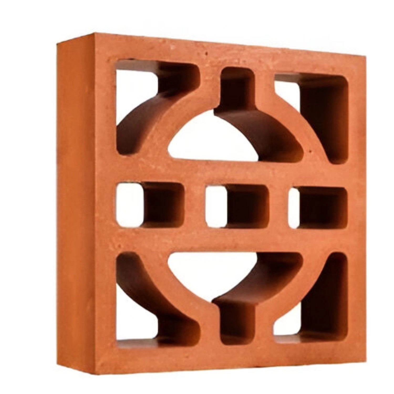 TheTilesHouse Pearl Clay Jaali 8 Inch X 8 Inch by The Tiles House : Colours available: Red