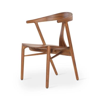 Alankaram Ploot - Teak Dining Chair, Wooden Seat, Sale by Alankaram : Colours available: Brown 1 1