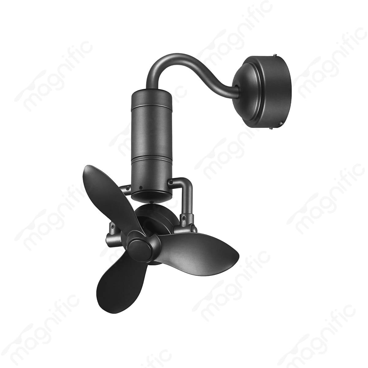 Magnific Wendy – 16″ Versatile 360° Rotating Fan | Remote Control | Small Fan for Kitchen - Black 1