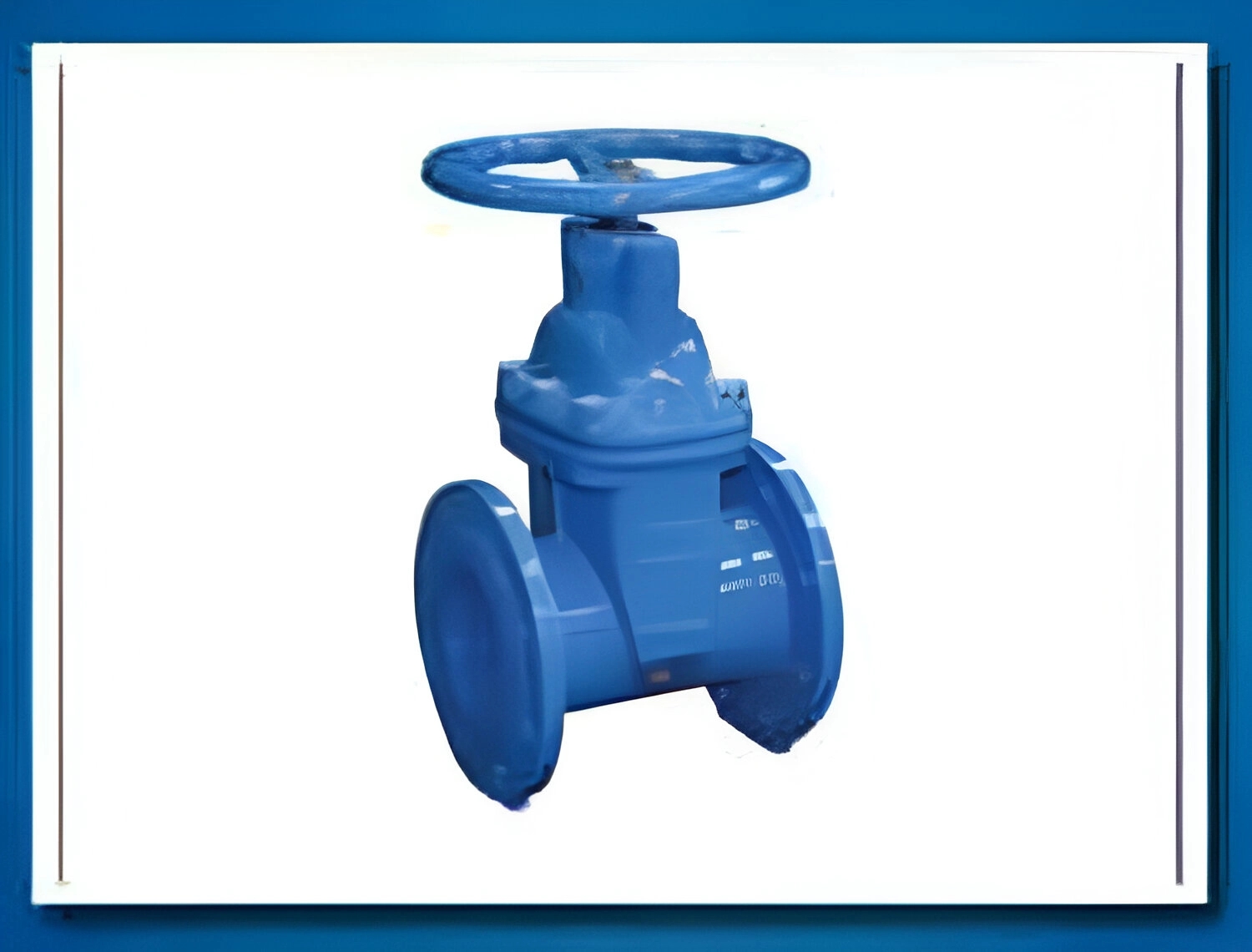 Valtek Flanged Gate Valve by Valtek : Colours available: DeepSkyBlue