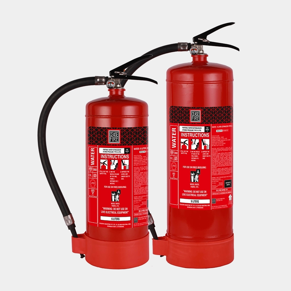 Ceasefire Water Portable Extinguishers (Jet Model) by Ceasefire : Colours available: Red