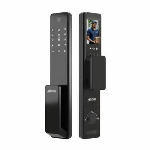 Ozone Smart Wi-Fi External Lock with Integrated HD Video Camera for Wooden & Metal Doos - OZ-FDL-02 LIFE NXT PLUS-i Black 1