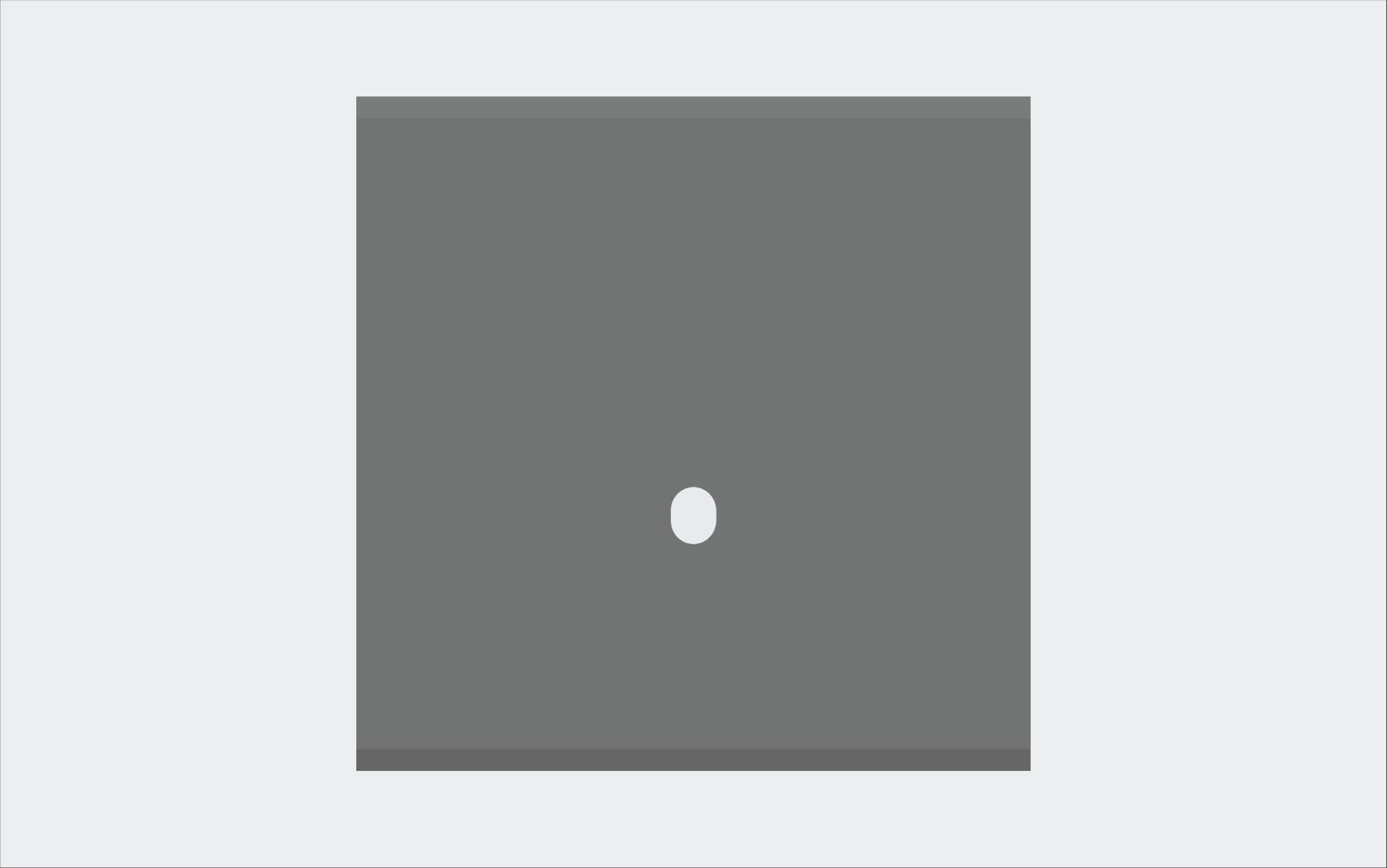 Norisys Metal Gray 1M Solid Glass Plate with 1 hole