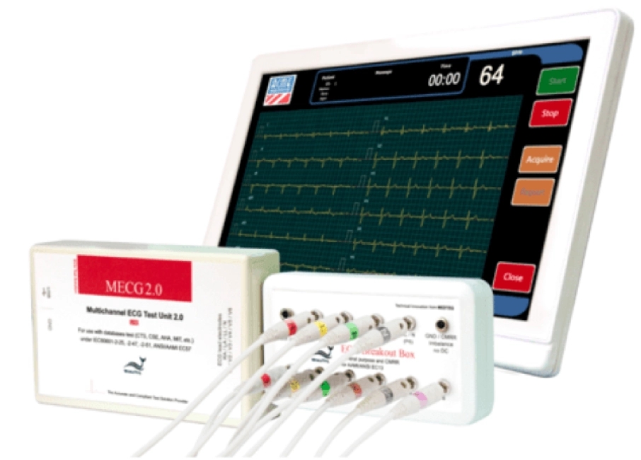 Helix MECG 2.0 - Multichannel ECG Test System by Helix : Colours available: White