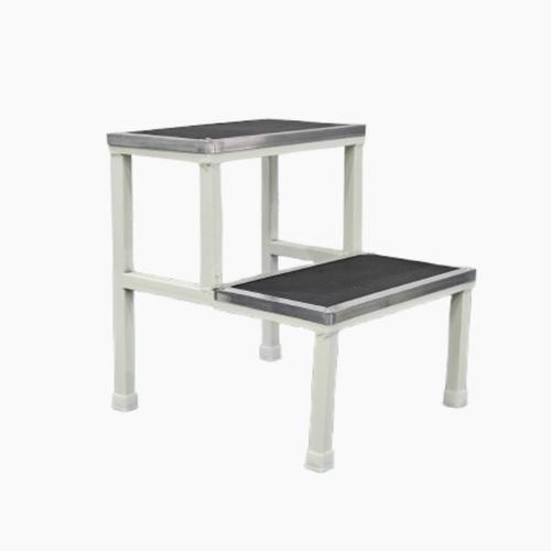 Daksh Healthcare Uniequip Anti Slippery Rubber Coating Double Foot Step for Hospitals, Clinic and Home