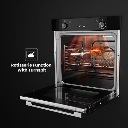 Crompton GrandArt Pyrolytic Oven 78 Ltrs by Crompton : Colours available: Black 1 2