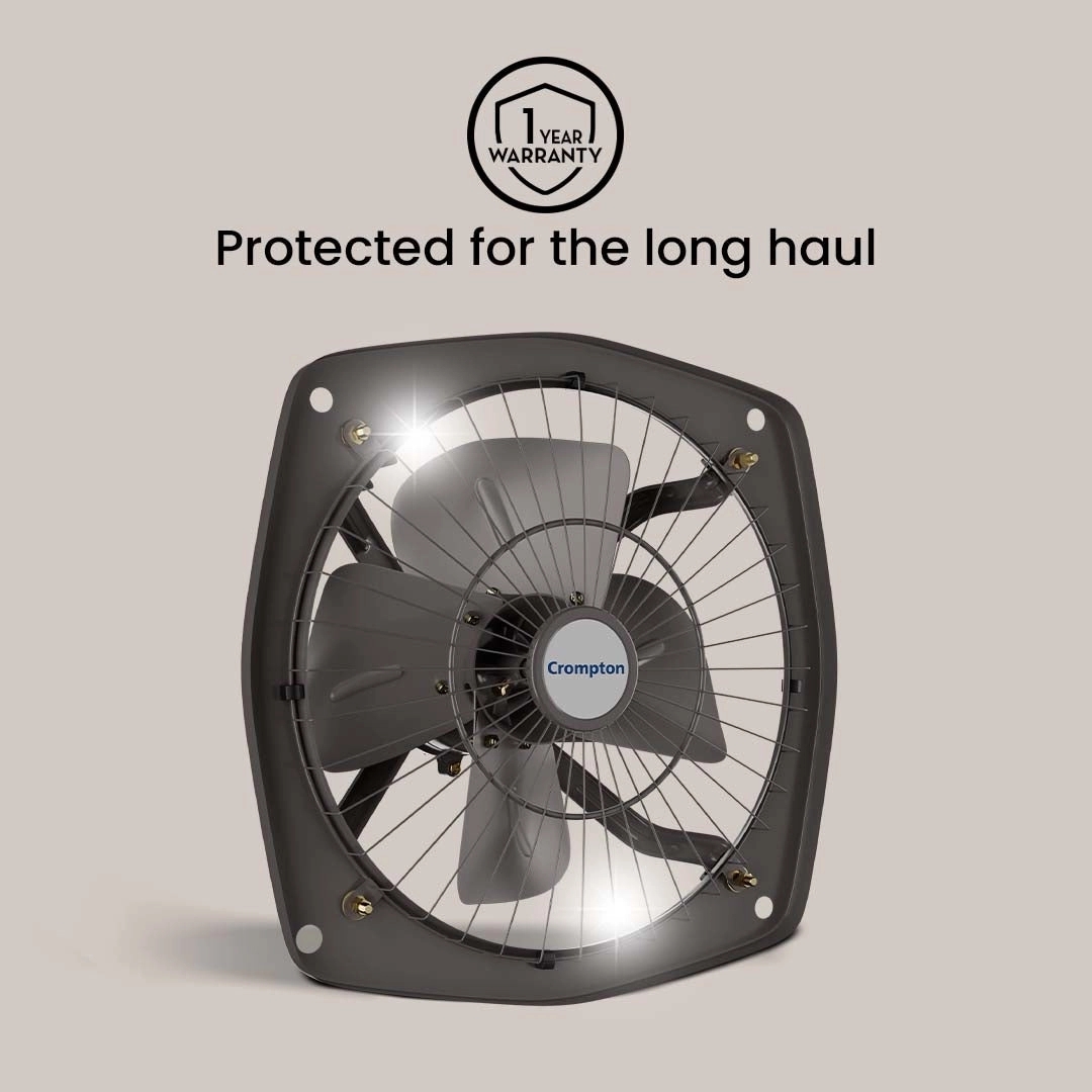 Crompton Transair Exhaust Fan - 70W Reversible by Crompton : Colours available: CementGray 1 2