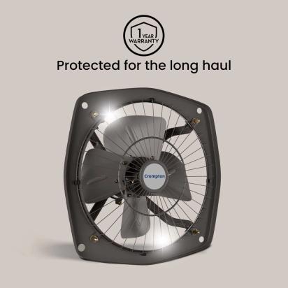 Crompton Transair Exhaust Fan - 70W Reversible by Crompton : Colours available: CementGray 1 2
