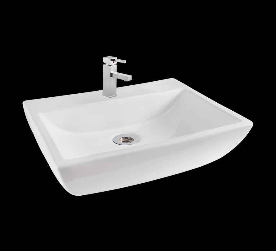 Fabio Table Top Wash Basin by Hindware : Colours available: White