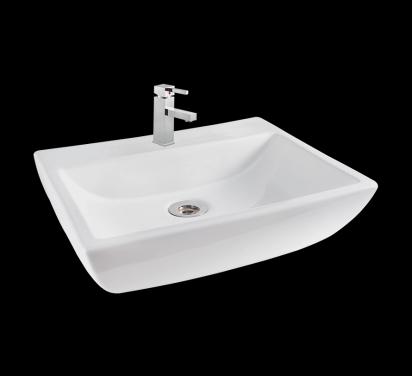 Fabio Table Top Wash Basin by Hindware : Colours available: White