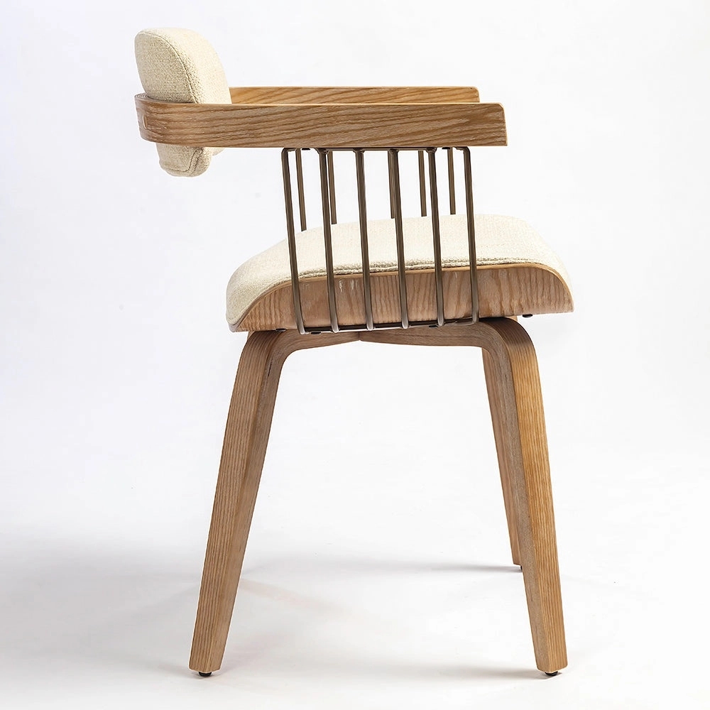 LivingShapes Blonde Wooden Dining Chair by Living Shapes : Colours available: Beige 4 4