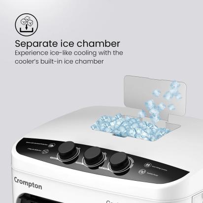 Crompton Ozone Royal Air Cooler - 80-L by Crompton : Colours available: Black, White 5 4