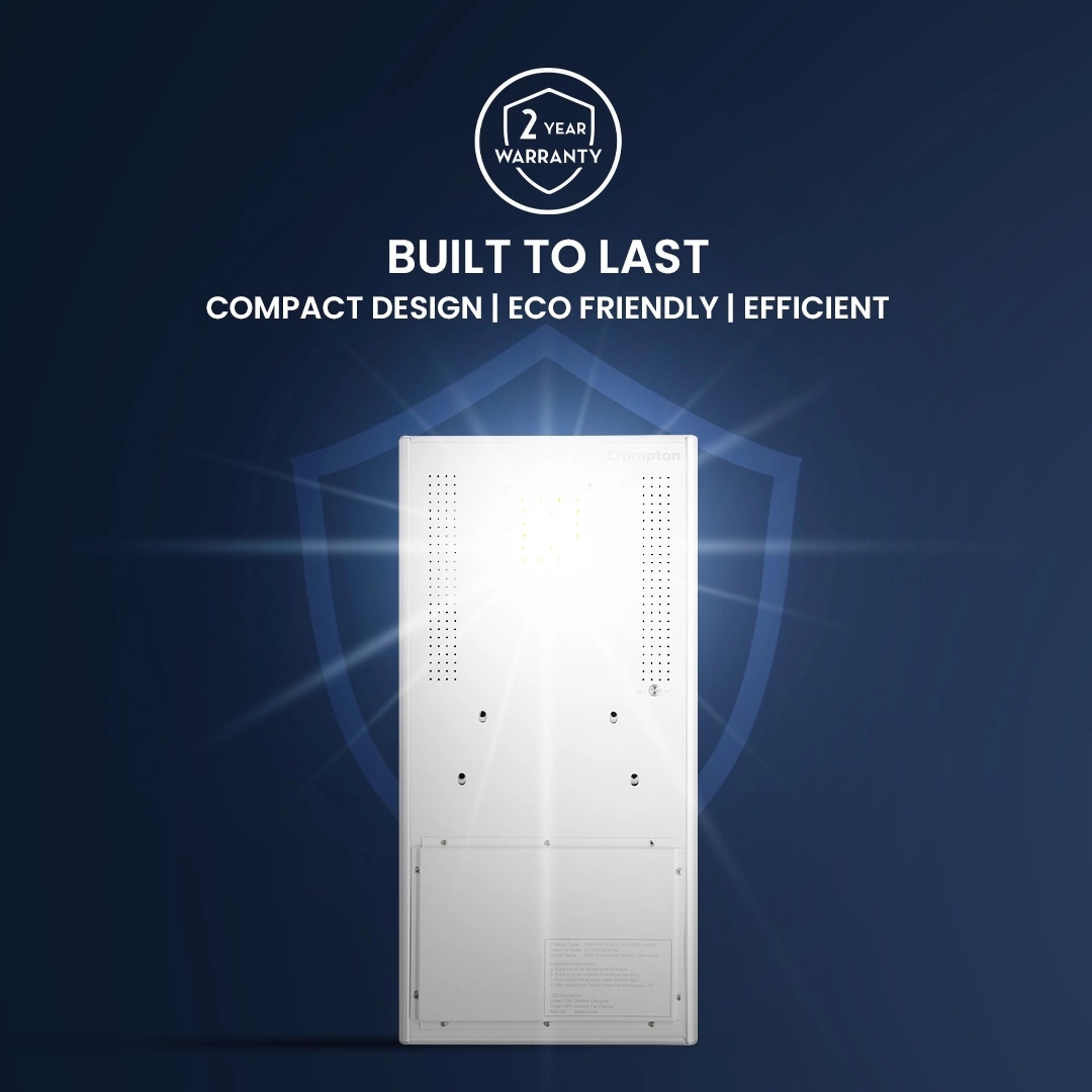 Crompton Soniva_40W - Solar Street Light by Crompton : Colours available: White 2 2