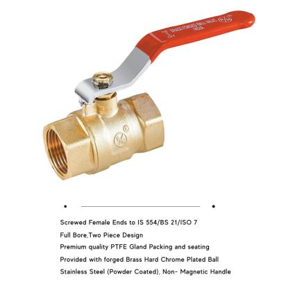 RN Forged Brass Ball Valve by RN Valves : Colours available: Gold 2 1