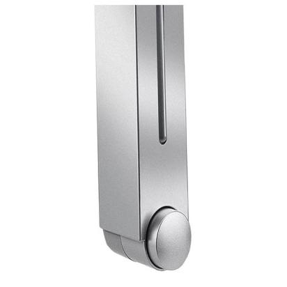 Aquieen 400ml Wall-Mounted Plastic Soap Dispenser - Chrome Finish, Compact & Refillable by Aquieen : Colours available: Silver 3 3