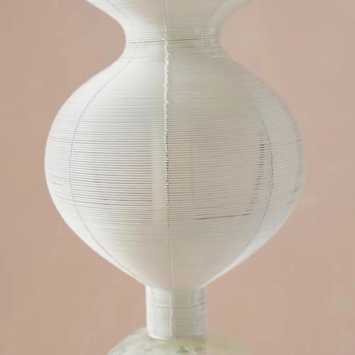 The Living Influence Notto White Column Floor Lamp 3