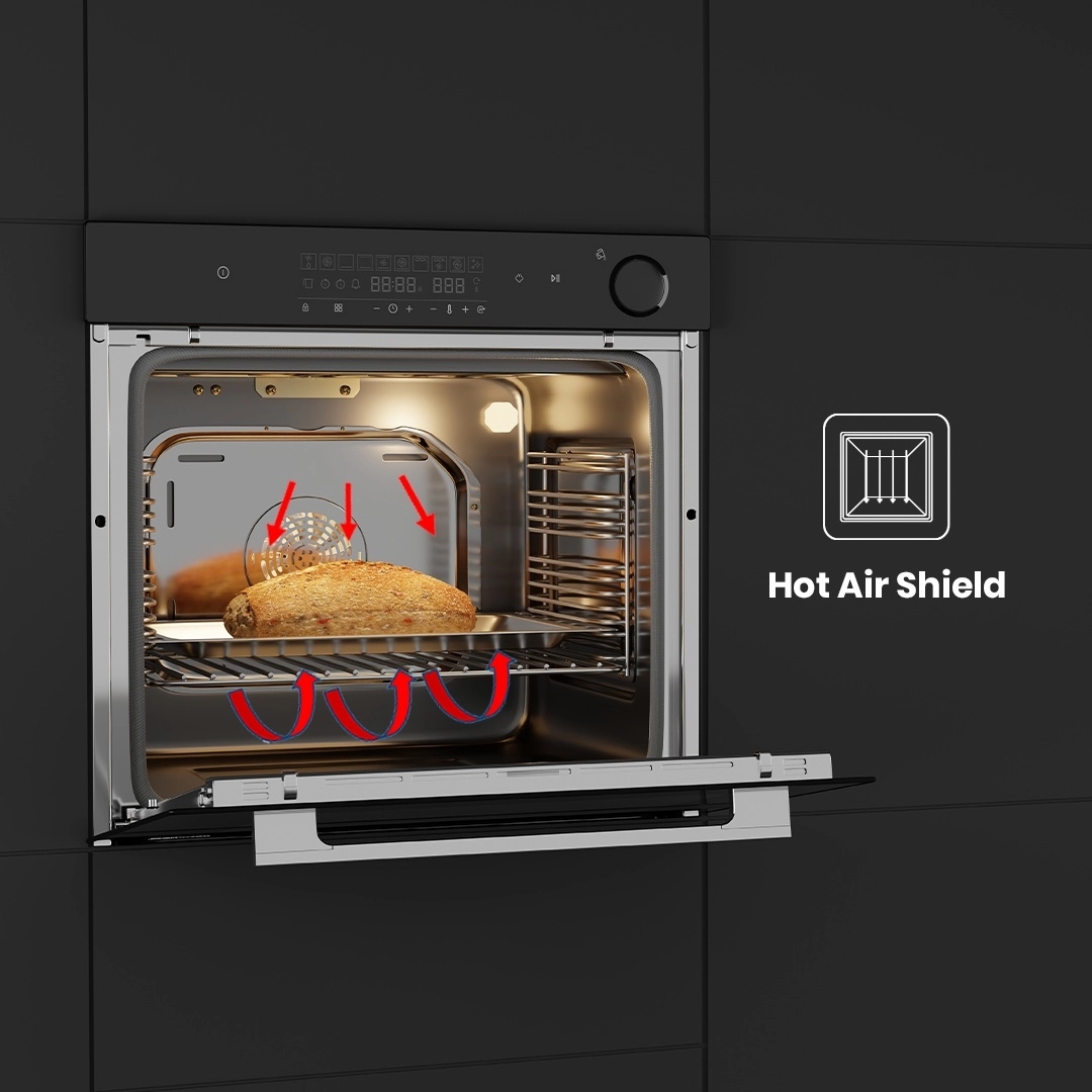Crompton GrandArt Steam Oven 78 Ltrs by Crompton : Colours available: Black 4 3