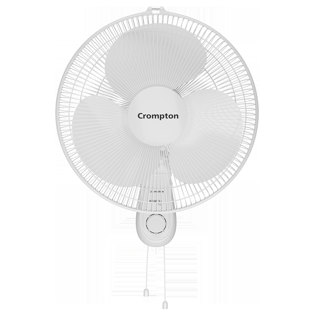 Crompton Hiflo Neo Wall Mounted Fan - White by Crompton : Colours available: White