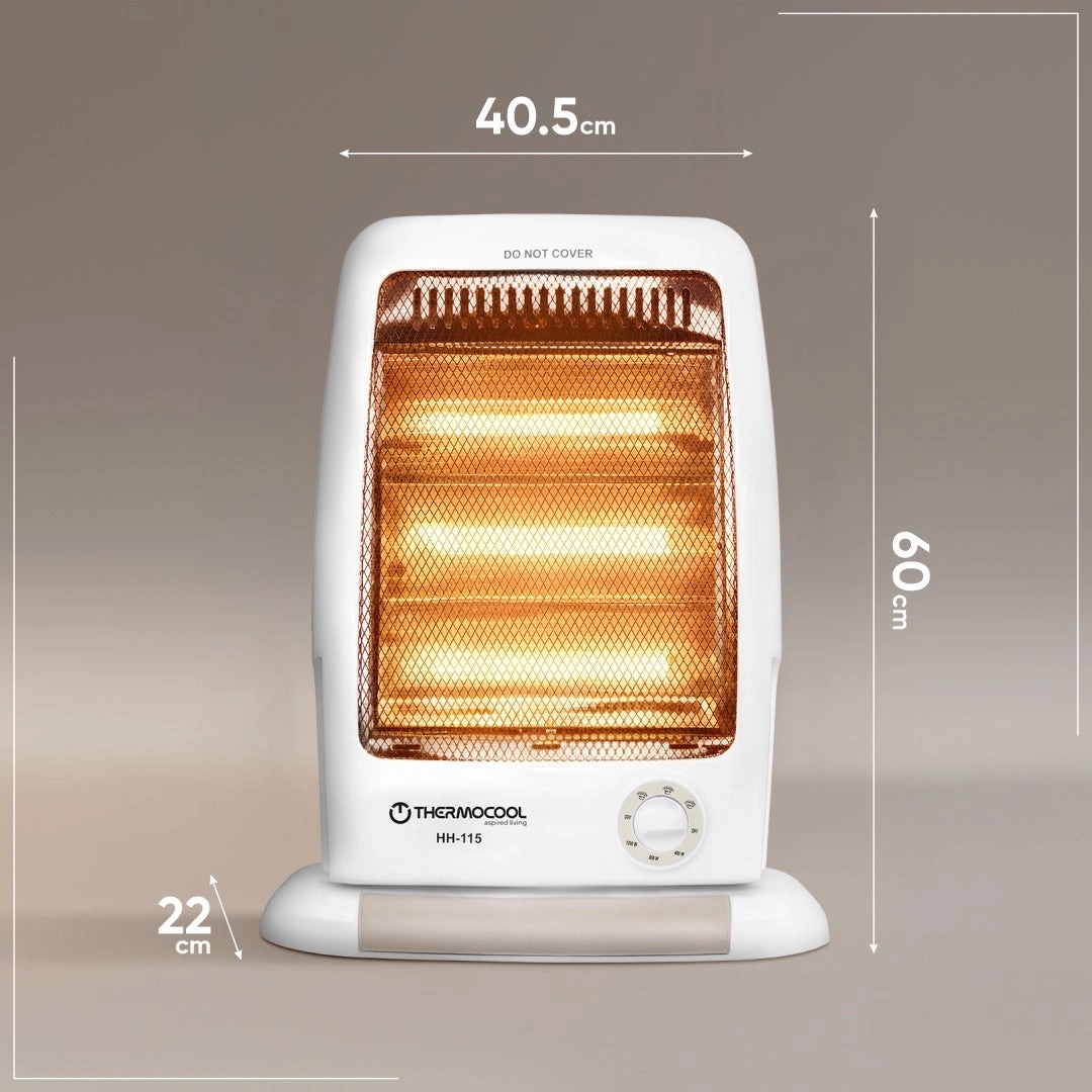 Thermocool Halogen Heater HH-115 by Thermocool : Colours available: White 7 6