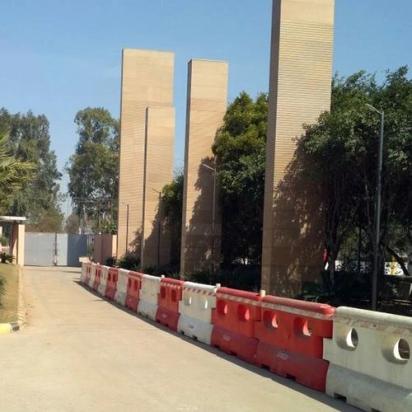 Frontier Euro Road Safety Barrier1 by Frontier for Roads, Airport, Stadium : Colours available: Red 2 1