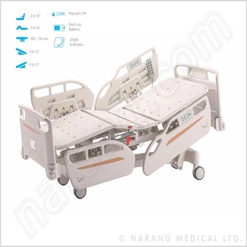 Narang Medical HF1047B : ICU Bed 5 Function Electric by Narang Medical Limited : Colours available: White