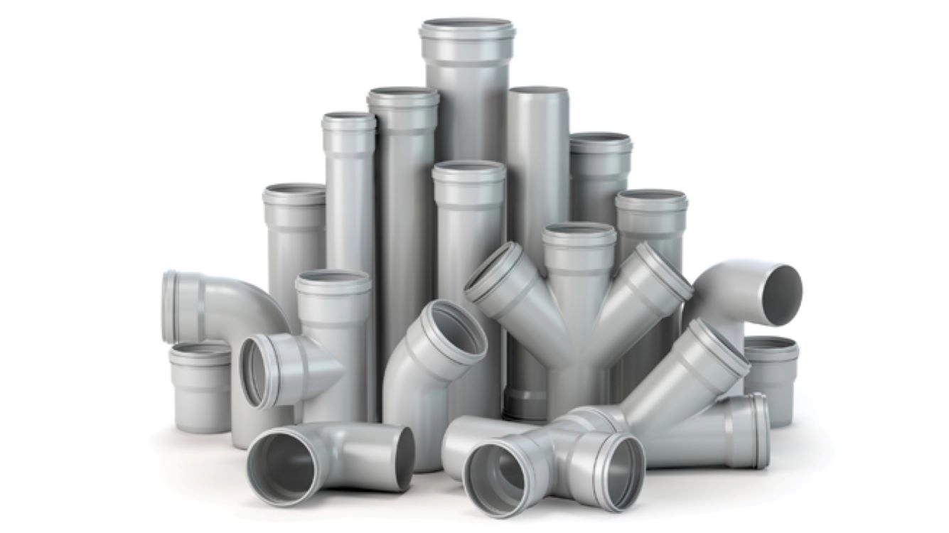 Soil and Waste Pipe Fitting by Vishal Pipes : Colours available: Grey