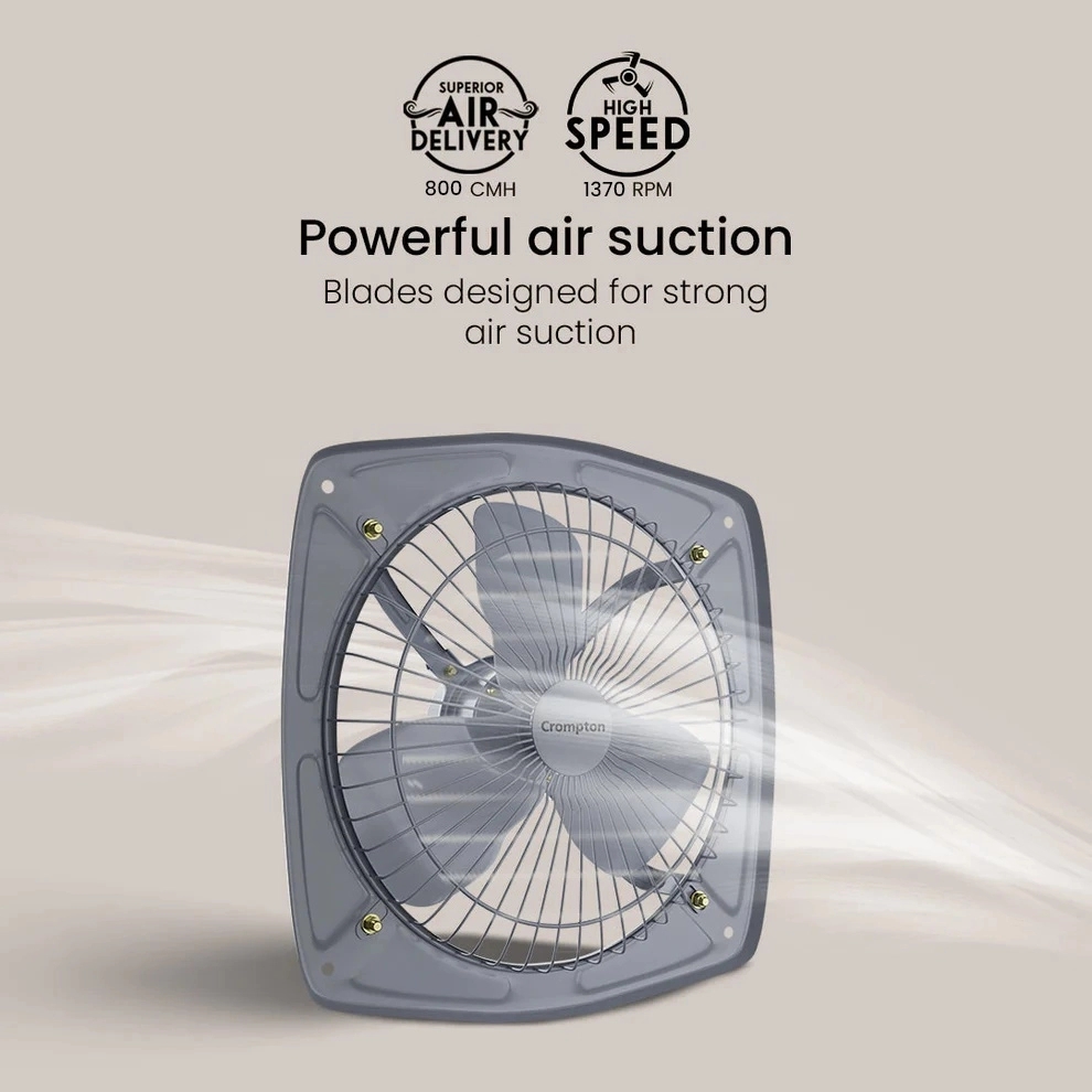 Crompton Driftair Antidust Exhaust Fan - 35W by Crompton : Colours available: DimGray 4 4
