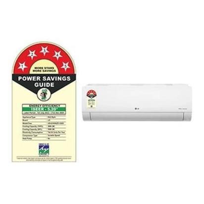 LG 5 Star (1.5) Split AC, AI Convertible 6-in-1 Cooling, Anti Virus Protection, 5.0 kW, 2025 Model by LG : Colours available: White 9 9