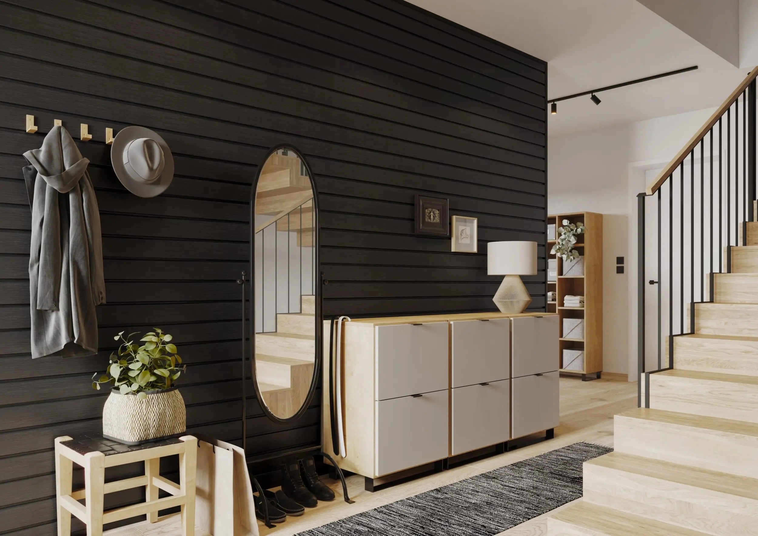 Vox Soffit - Black Panel by Vox : Colours available: Black