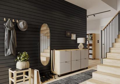 Vox Soffit - Black Panel by Vox : Colours available: Black