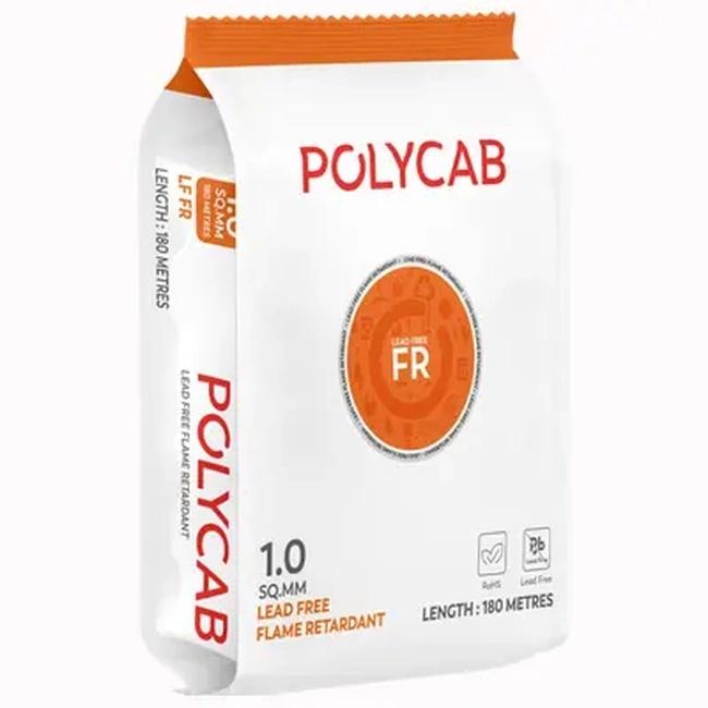 Polycab LF FR 180m Wires|LF-FR|1.5 Sq. MM|Yellow