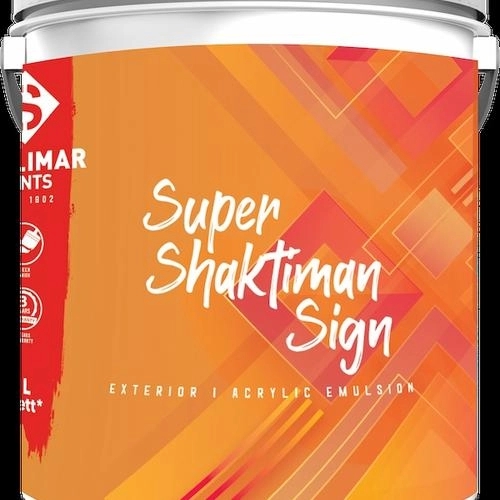 Shalimar Paints Super Shaktiman Sign by Shalimar Paints