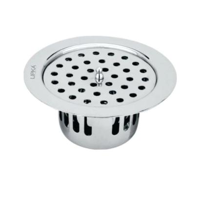 Lipka Round Flat Cut Floor Drain (5.5 inches) with Cockroach Trap & Lid
