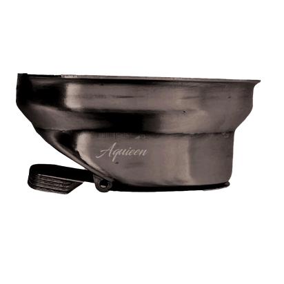 Aquieen 6-Inch Anti-Foul Cockroach Trap | Matte Black SS304 Floor Drain Cover for Hair, Odor & Insect Control by Aquieen : Colours available: Black 1 1