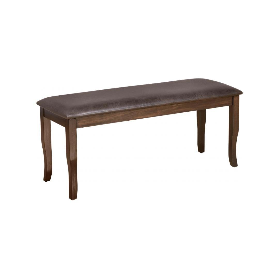 Nilkamal Camilla Multi Use Long Sitting Bench For Living Room | Dining Room (Dark Walnut) 2