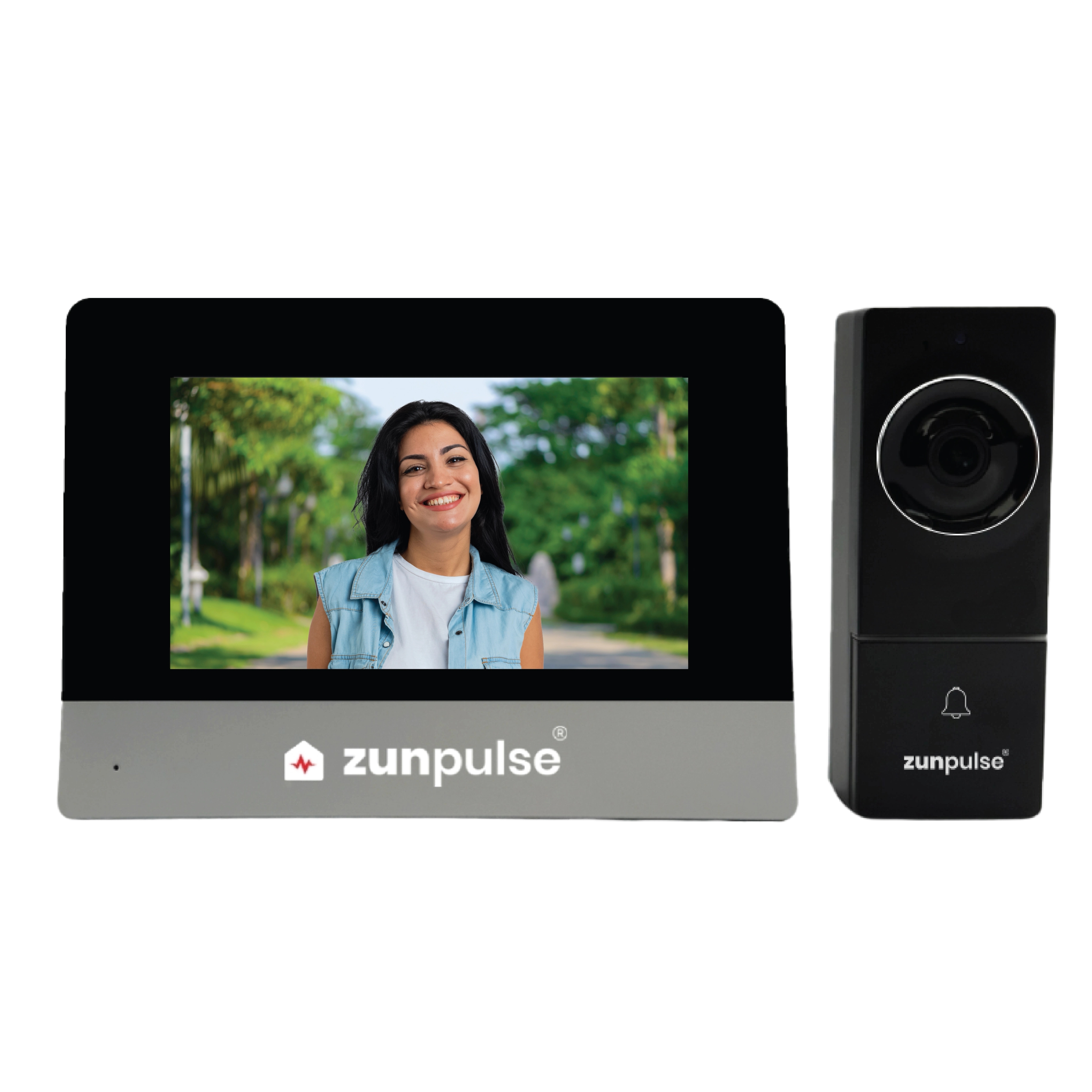 Zunpulse Zunpulse zunpulse 7 inch Smart Video Door Phone - Touchscreen, WiFi, App, Night Vision, Motion Detection, Anti-Theft by Zunpulse