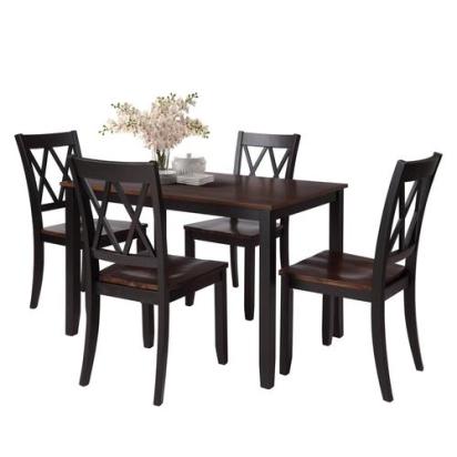 WoodenTwist Classy Teak Wood 4 Seater Dining Table Set for Dining Room 3