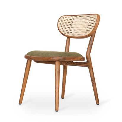 Alankaram Aria - Teak Dining Chair by Alankaram : Colours available: Green 2 1