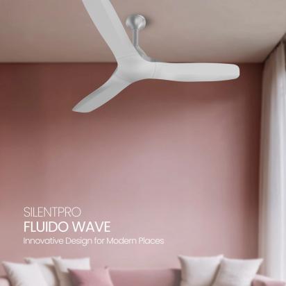 Crompton Silent Pro Fluido Wave 900mm - Conch Cream by Crompton : Colours available: Cream 5 2