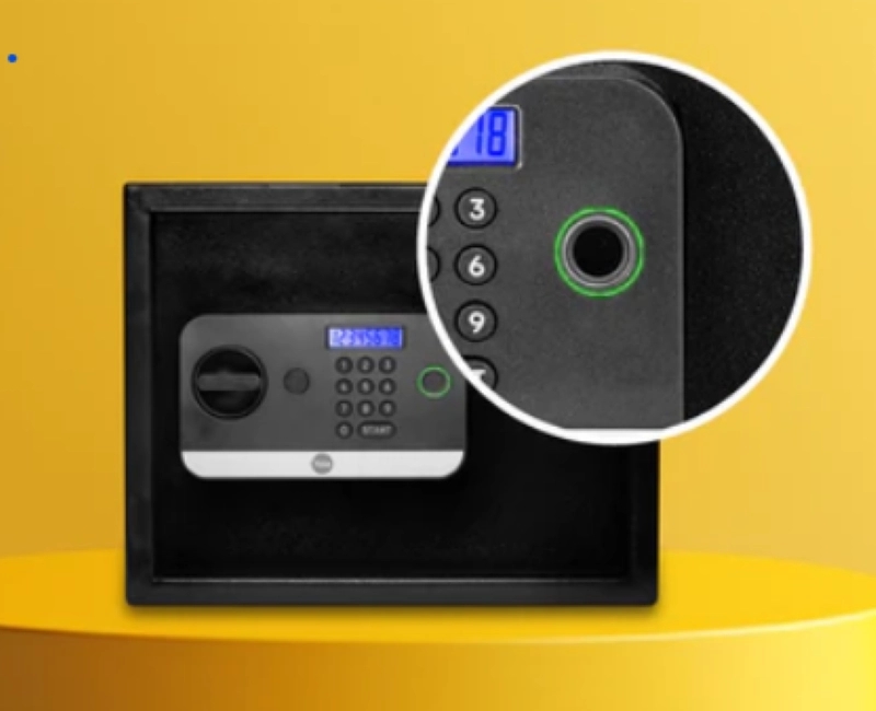Yale Stellar 250 Biometric Safe Locker With Keypad- Medium by Yale : Colours available: Black 4 3