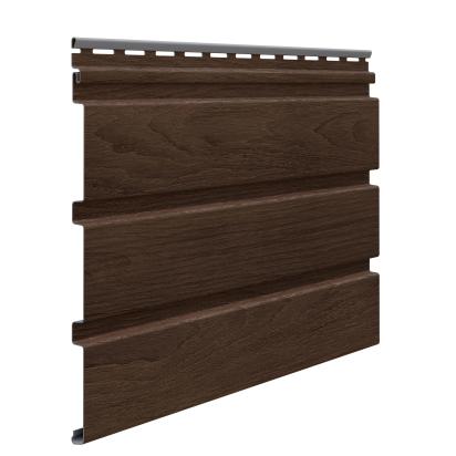 VOX Soffit Infratop Dark Mahogany Panel by Vox : Colours available: WoodyBrown 2 1