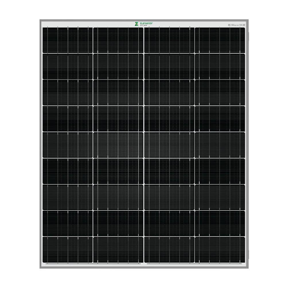 Zunpulse zunsolar 100 watt 12v mono perc solar panel 1