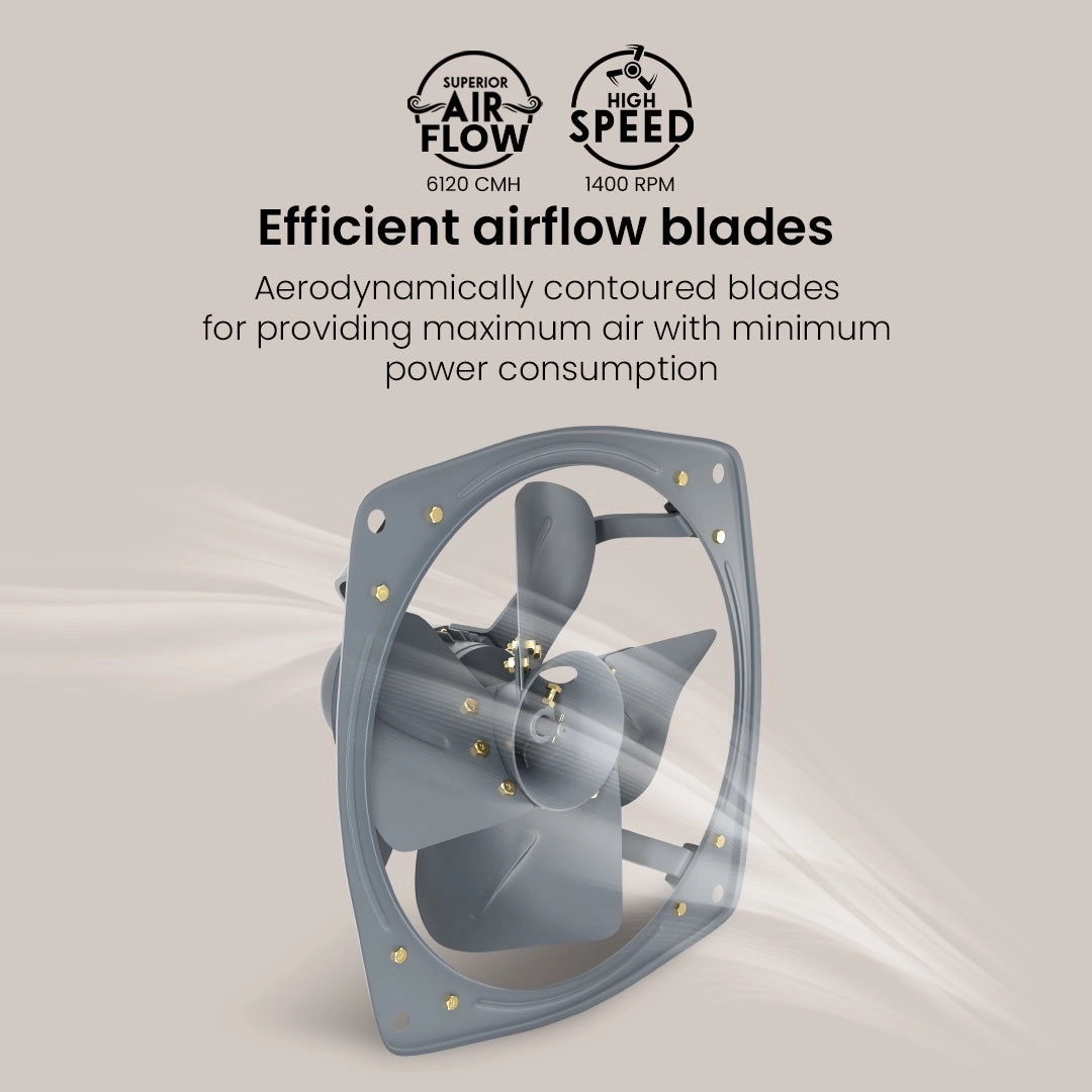 Crompton HDEF Exhaust Fan - Mild Steel by Crompton : Colours available: DimGray 5 5